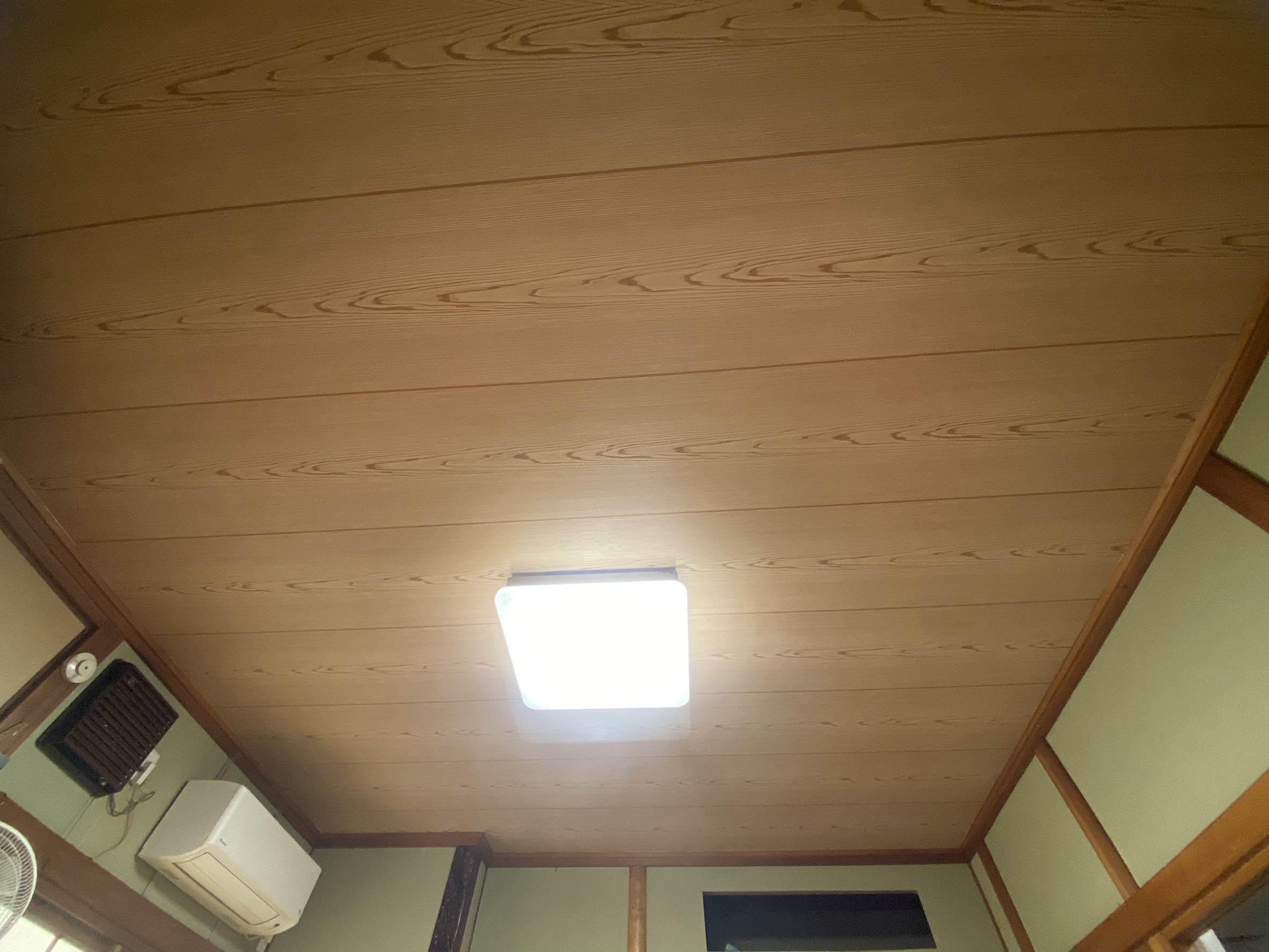 和室天井やりかえ工事を行いました