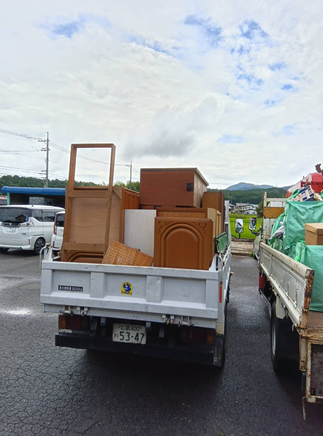 荷物撤去を行いました。