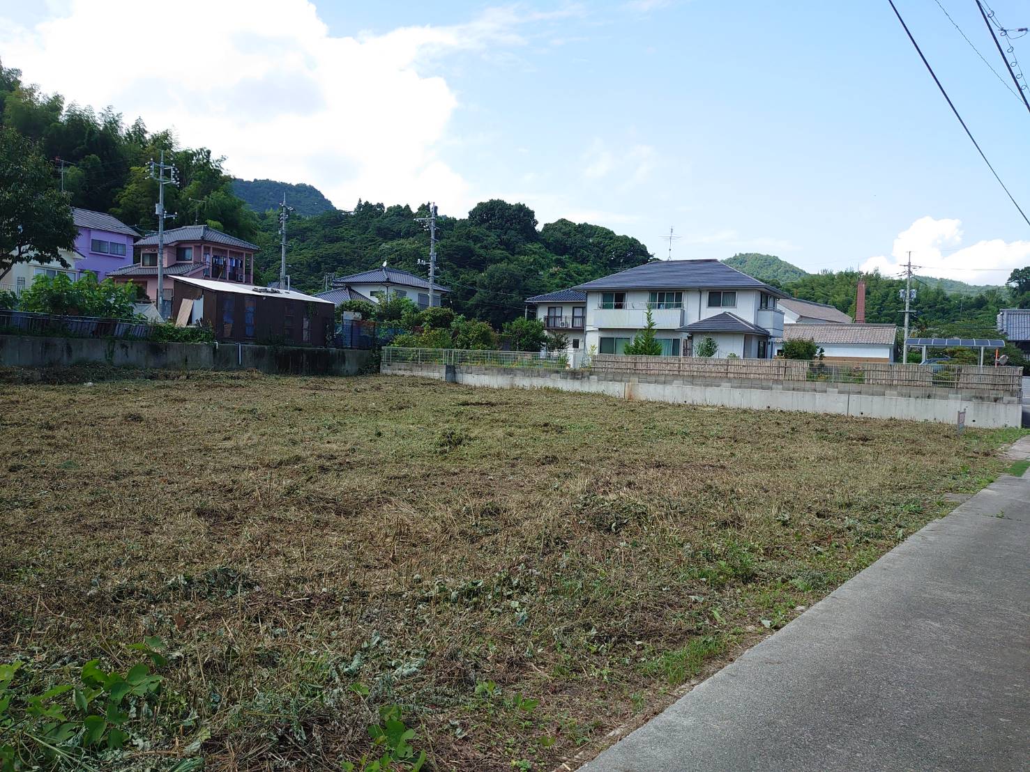 呉市にて草刈後の写真、報告です。