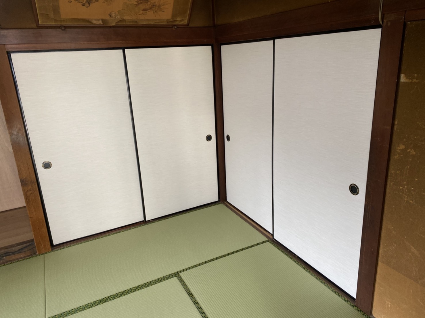 新畳は少し高級な畳にしました。