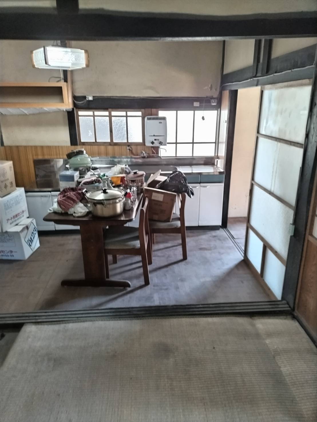 江田島にて荷物の引き取りをさせていただきました。