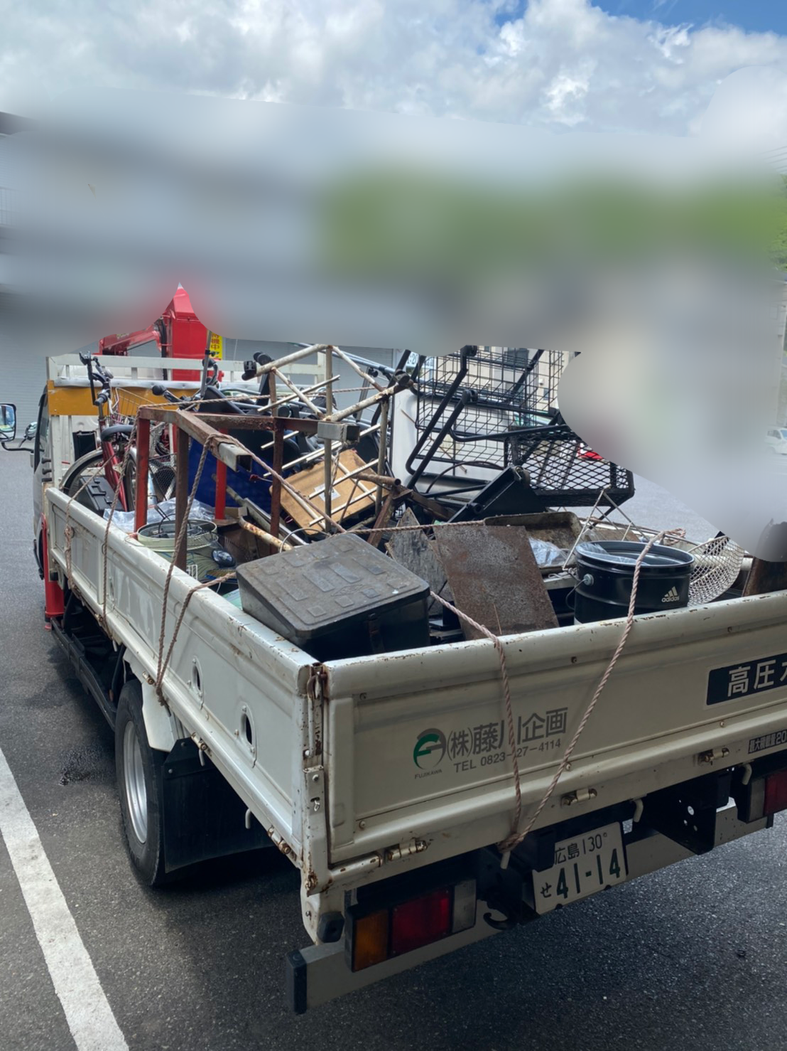 東広島市、呉市にて荷物撤去処分、ゴミ処分を行っております☆