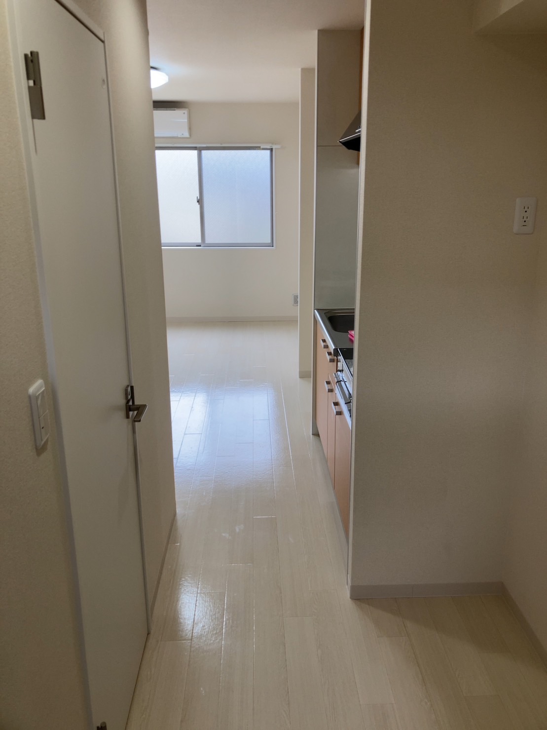 単身者様用アパートの清掃を行いました。