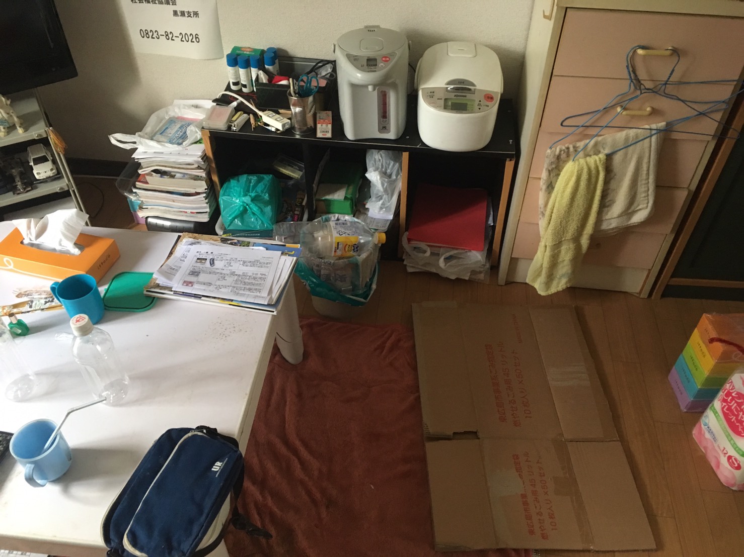 黒瀬町にて荷物撤去、単身者様行いました☆