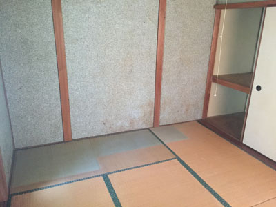 お部屋の片付け