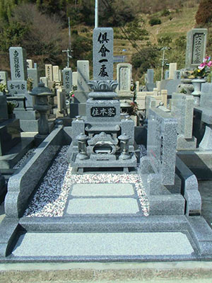和型墓石の設置