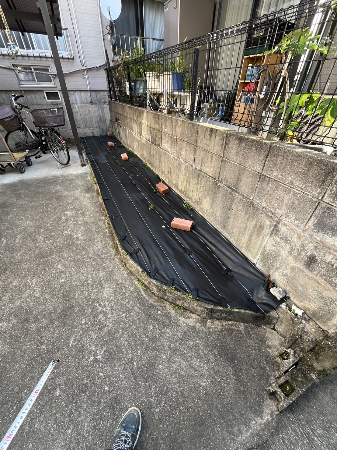 元々花壇を土間に変更工事☆